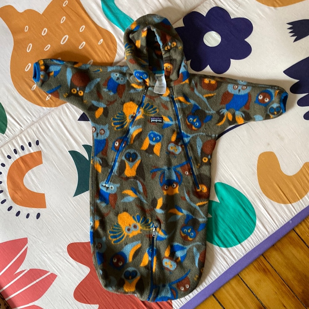 Patagonia fleece bunting 6M